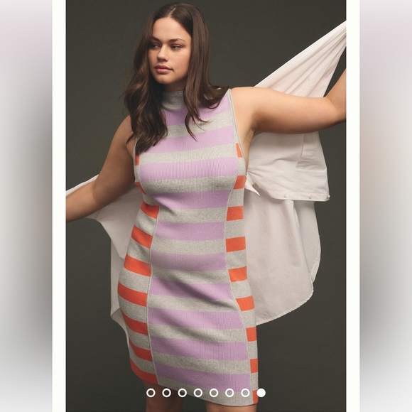 Anthropologie NWT Daily Practice Sleeveless Mock-Neck Sweater Dress Size S - Picture 6 of 11